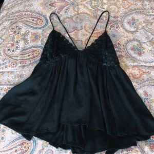 NORDSTORM Black tank top